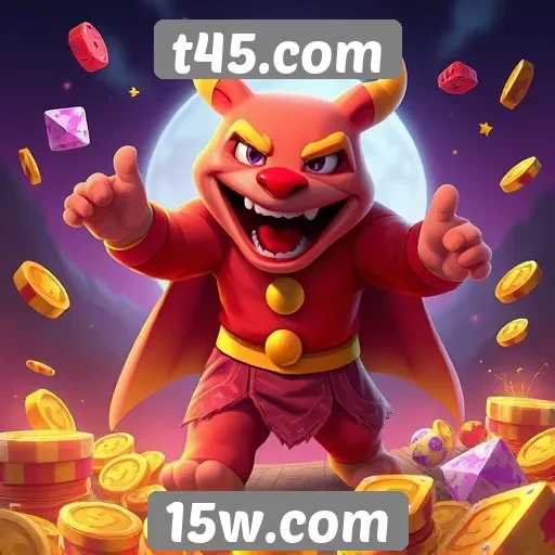Exploração dos jogos disponíveis em t45.com
