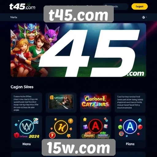 novas funcionalidades do t45.com para jogadores