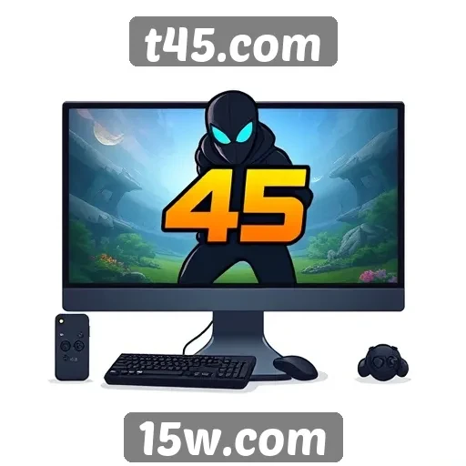 Análise das funcionalidades do site t45.com para gamers