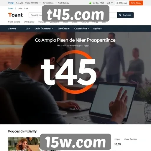Avaliação da experiência do usuário no t45.com